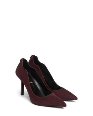 Nero Giardini Scallop Pointed Toe Pump - Brown