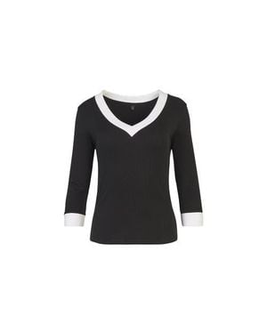 Anne Fontaine Sol Knit Top - Black