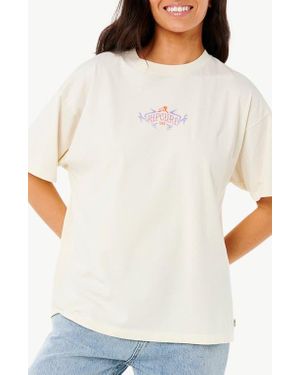 売れ筋商品|||リップカール Tシャツ レディース トップス DESERT QUEEN HERITAGE TEE - Print T-shirt - washed black Desert Queen Heritage Tee | Rip Curl Canada