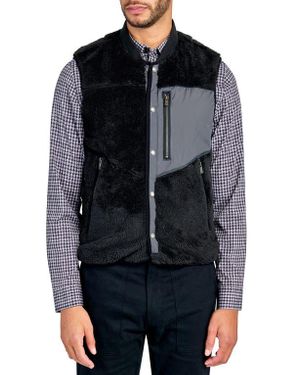 Brooklyn Brigade Solid Fuzzy Vest - Black