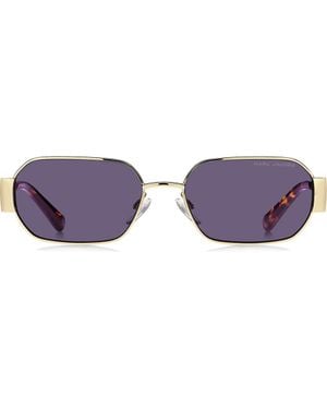 Marc Jacobs 56Mm Square Sunglasses - Purple