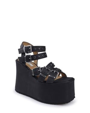 Zigi Vianca Platform Wedge Sandal - Black