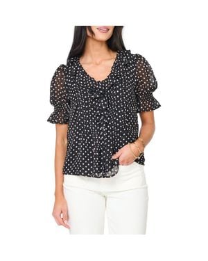 Gibsonlook Khloe Ruffles For Days Top - Black