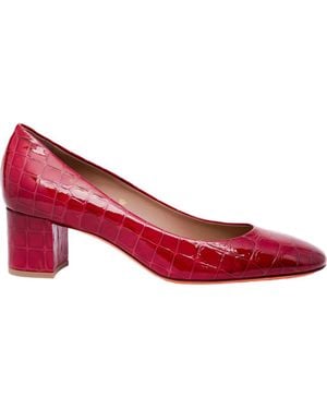 Santoni Low-Heel Pump - Red