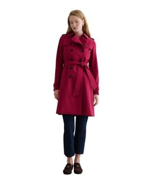 Hobbs Skylar Belted Trench Coat - Pink