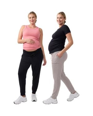Ingrid & Isabel Knit Jogger Bundle - Black