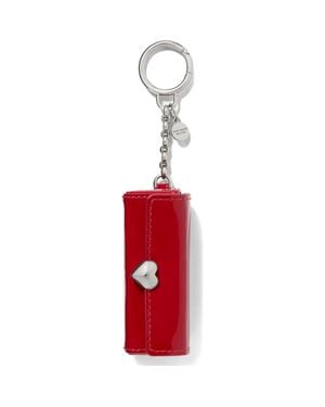 Kate Spade Charmed Patent Leather Lipstick Case Bag Charm - Red