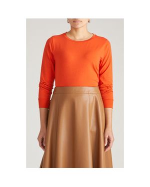 UNIVERSAL STANDARD T Rex Long Sleeve Tee - Orange