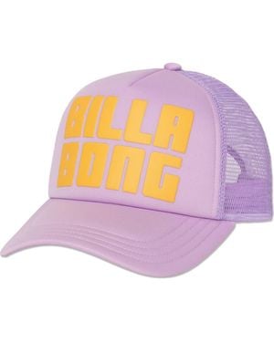 Billabong Embroidered Trucker Hat - Purple