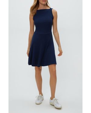 Michael Stars Andy Skater Minidress - Blue