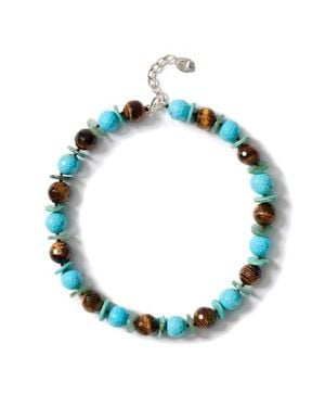 Chan Luu Calla Semiprecious Stone Necklace - Blue