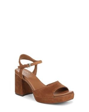27 EDIT Naturalizer Paige Ankle Strap Platform Sandal - Brown