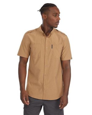 Ecko' Unltd Hematite Short Sleeve Woven Shirt - Brown