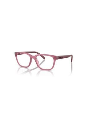 Arnette 52Mm Square Optical Glasses - Pink