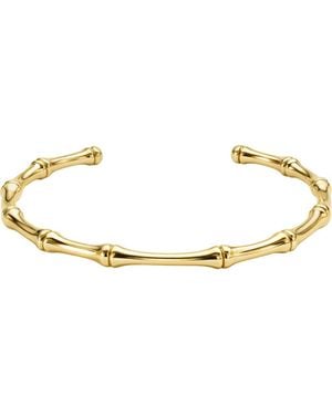 Argento Vivo Bamboo Cuff Bracelet - Metallic