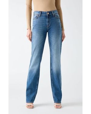 Guess Nicky Straight Leg Jeans - Blue