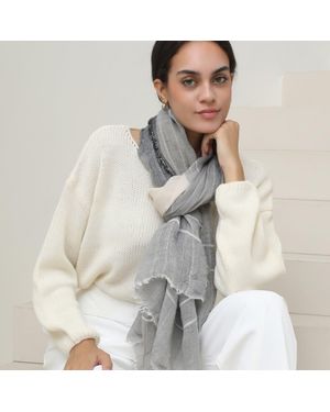 Youzey The Gia Lightweight Scarf - Gray