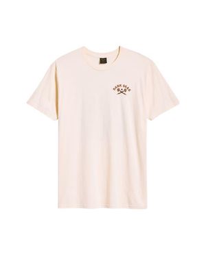 Dark Seas Never Sleep Cotton Graphic T-Shirt - Pink