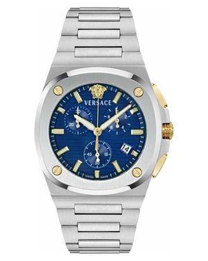 Versace Tolomeo Chrono Bracelet Watch, 44Mm - Gray