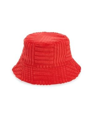 Treasure & Bond Terry Bucket Hat - Red
