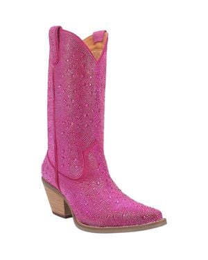 Dingo Dollar Rhinestone Western Boot - Purple