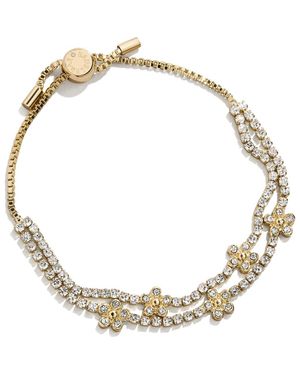 BaubleBar Match With Mama Flower Bracelet - Metallic