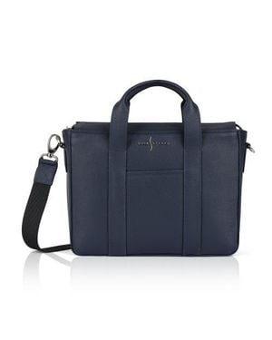 Luis Steven Slim Totebrief - Blue
