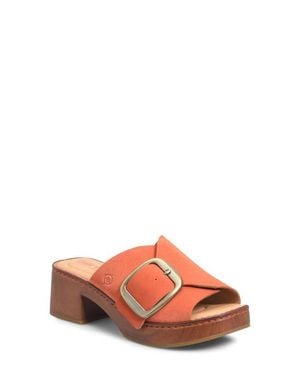 Børn Bangle Platform Slide Sandal - Red