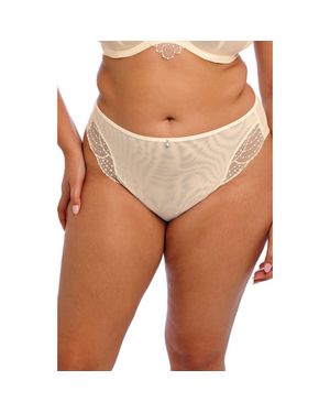 Elomi Priya Full Figure Brazilian Briefs - White