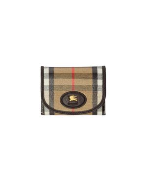 Burberry Highlands Coin Pouch & Card Case - White