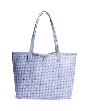 Sam Edelman Medium Harper Monogram Shopper Tote - Blue