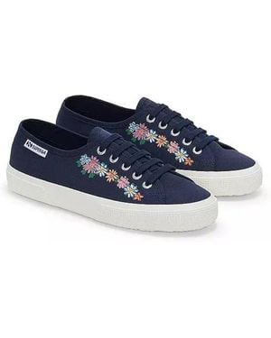 Superga 3750 Flower Print Legeerra Sneakers - Blue