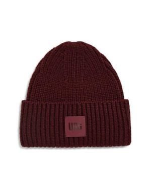 UGG Chunky Ribbed Beanie - Red