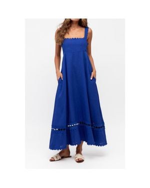 Studibaker Hawk Allegra Maxi Dress - Blue