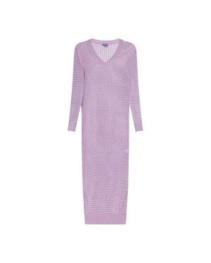 Vilebrequin Crochet T-Shirt Dress Solid - Purple