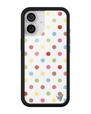 Wildflower Cases Confetti Polka Dots/Air/17 Pro/17 Pro Max Case - Black