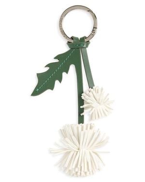 Longchamp Dandelion Key Ring - Green