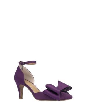 J. Reneé Pammie Pointed Toe Ankle Strap Pump - Purple