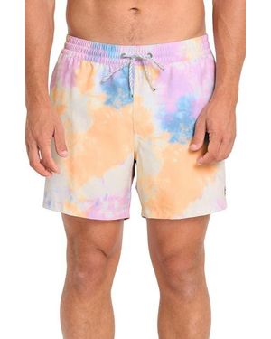 Billabong Lineup Layback Swim Trunks - Blue