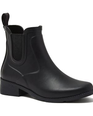 Lands' End Rubber Chelsea Rain Boots - Black