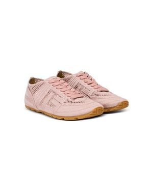Balmain Racer 45 Macramé Sneakers - Pink