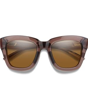 Smith Sway 52Mm Chromapop Polarized Square Sunglasses - Brown