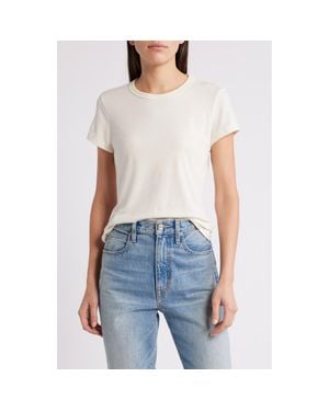 Marine Layer Re-Spun Signature Crewneck T-Shirt - Blue
