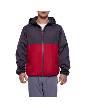 Rokka&Rolla Packable Mesh Lined Windbreaker - Red