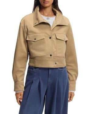 BOSS Jacelia Crop Jacket - Blue