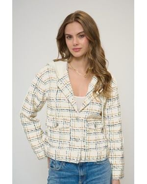 Central Park West Franki Hooded Jacket - Natural