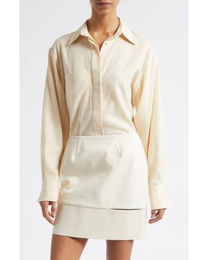 ISRAELLA KOBLA Vanda Button-Up Shirt - Natural