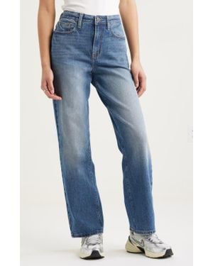 BP. '90S High Waist Straight Leg Jeans - Blue