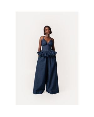 Ofuure Amara Pants - Blue