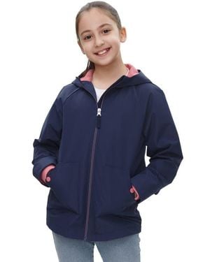 Rokka&Rolla Kids' Ripstop Windbreaker Jacket - Blue